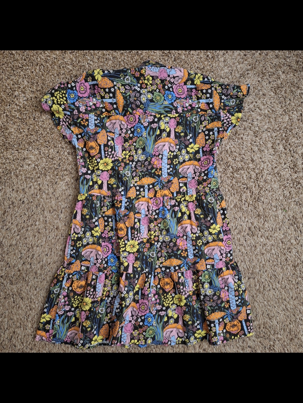 Nooworks Magic Mushroom Greta Dress XS Deadstock Rare - Picture 3 of 6